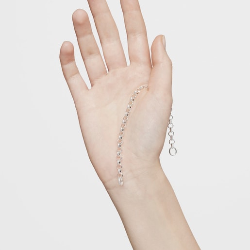 Silver TOUS Hold Bracelet 17cm.