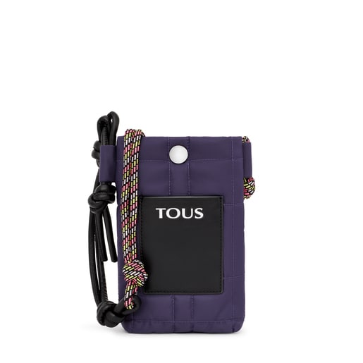 TOUS Empire Borsa mini imbottita viola