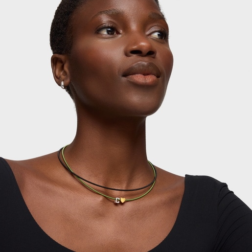 Charm TOUS Mesh Tube de plata letra C 7 mm