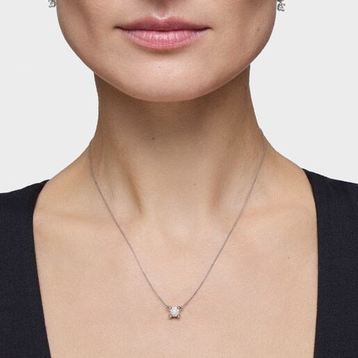 Gargantilla de platino con diamante creado en laboratorio 0,70 ct Shine LGD