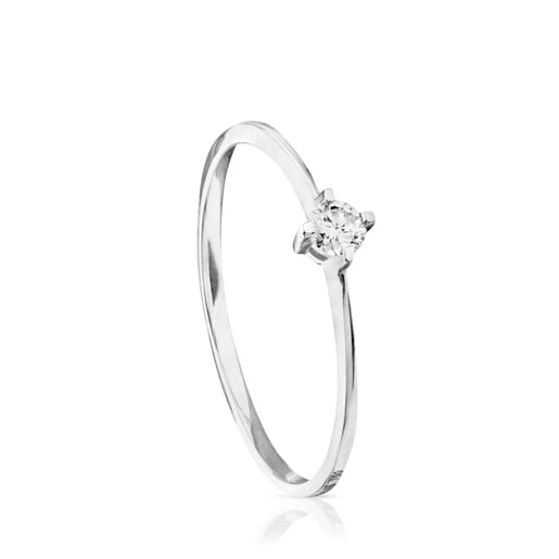 Anillo TOUS Brillants de Oro blanco con Diamante