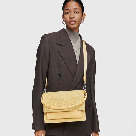 Bandolera mediana Audree crema Kaos Icon