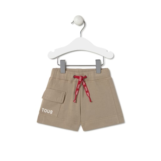 Bermuda de niño Casual topo