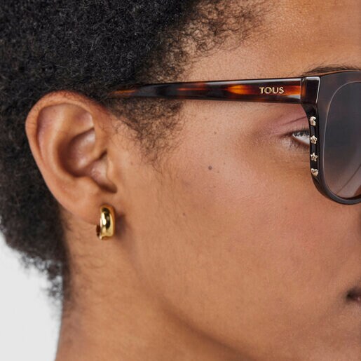 Havana colored Glory Bear Sunglasses