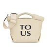 Small beige leather TOUS Balloon Tote bag