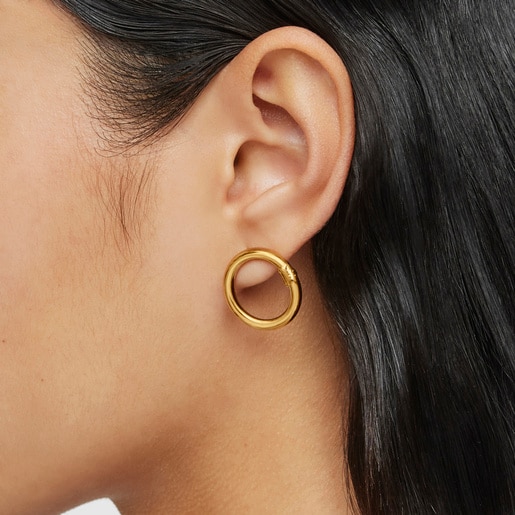 Vermeil Silver Hold Earrings
