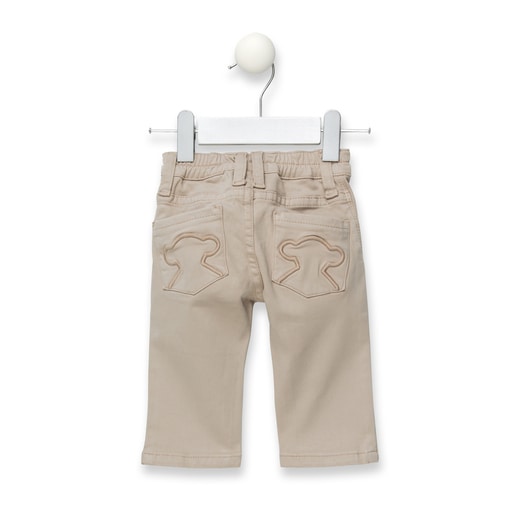 Pantalón pitillo niño Pant Beige