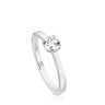 Anell solitari de platí amb diamant creat al laboratori 0,50 ct TOUS Essentials LGD