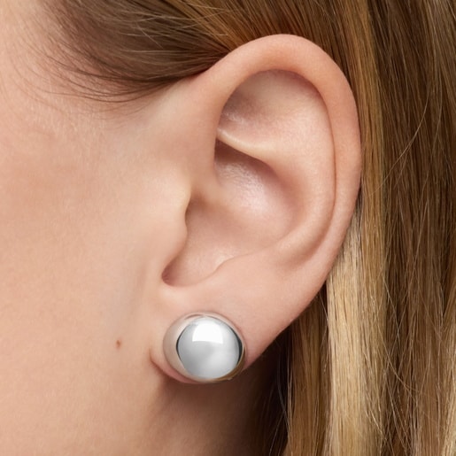 עגילי Daisy‏ 12 מ"מ מכסף