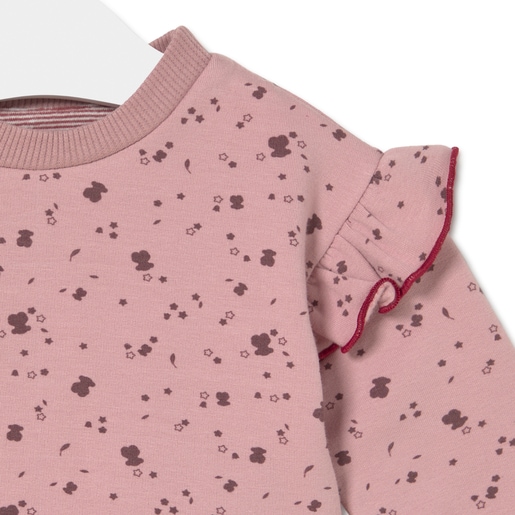 Girls outfit in Garnet pink