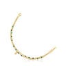 Silver vermeil and malachite Bracelet Bold Bear