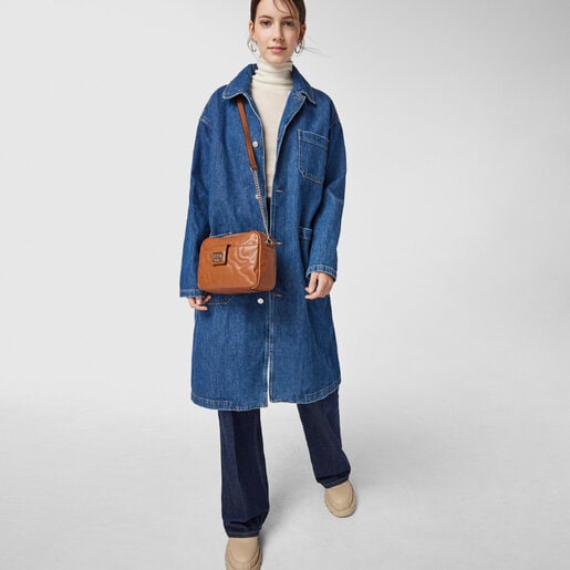 Маленькая коричневая сумка-кроссбоди Kaos Dream