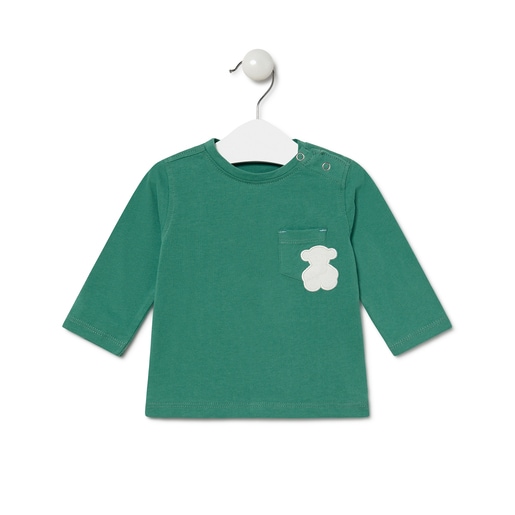 Camiseta Casual Verde