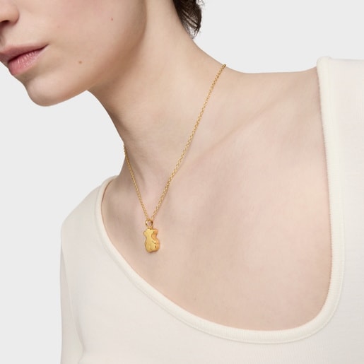 Gold Sweet Dolls Pendant Bear motif