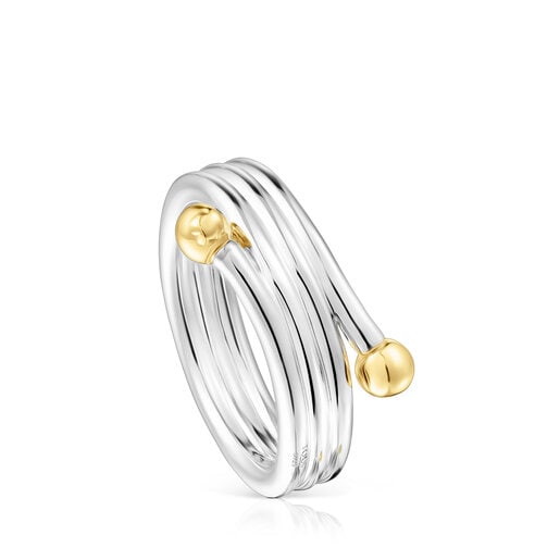 Anillo triple bicolor St. Tropez