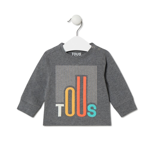 TOUS colours t-shirt in Casual grey