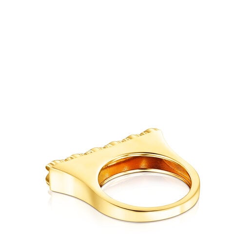 Bague Straight en Argent vermeil