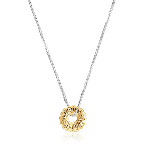 Short two-tone necklace Miranda