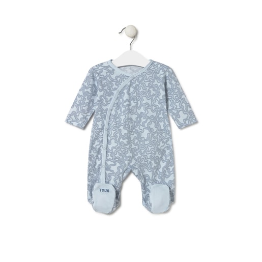Pelele de bebé KaosP azul celeste