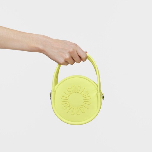 ライムグリーンのミニ・クロスボディバッグ TOUS Miranda Soft