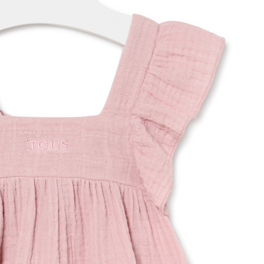 Vestido de bebé niña SMuse rosa