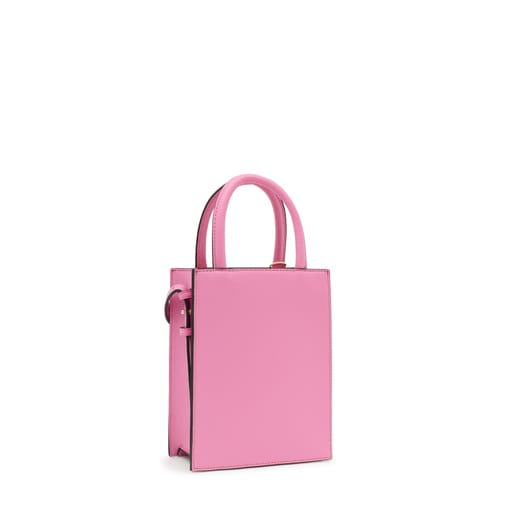 Μίνι τσάντα Pop TOUS Brenda σε σκούρο ροζ χρώμα
