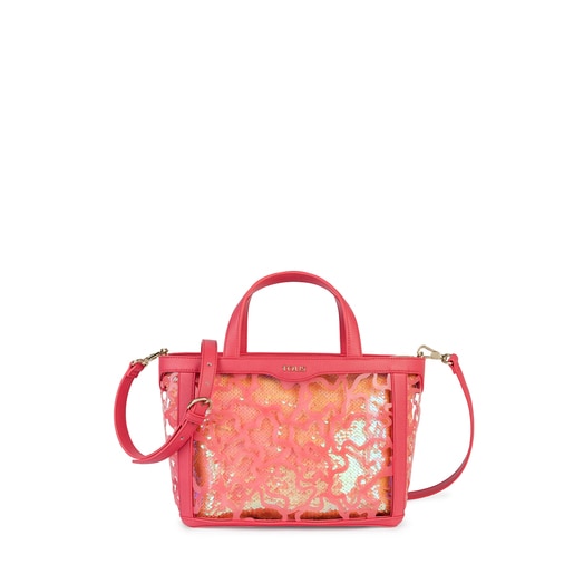 תיק קטן עם פייטים ורודים