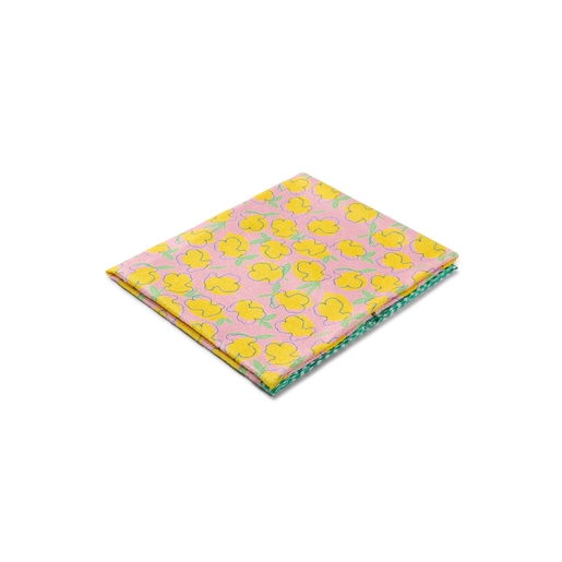 Toalla de playa niña Lemon rosa