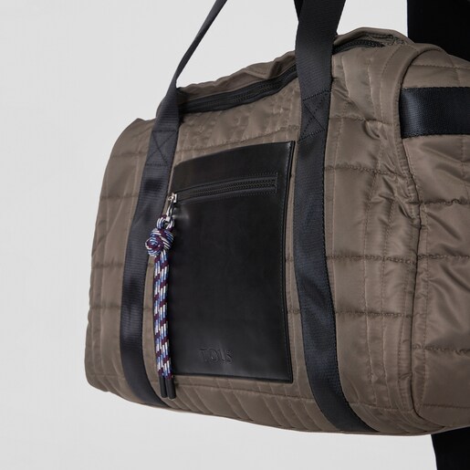 תיק קניות TOUS On The Go גדול בצבע חאקי