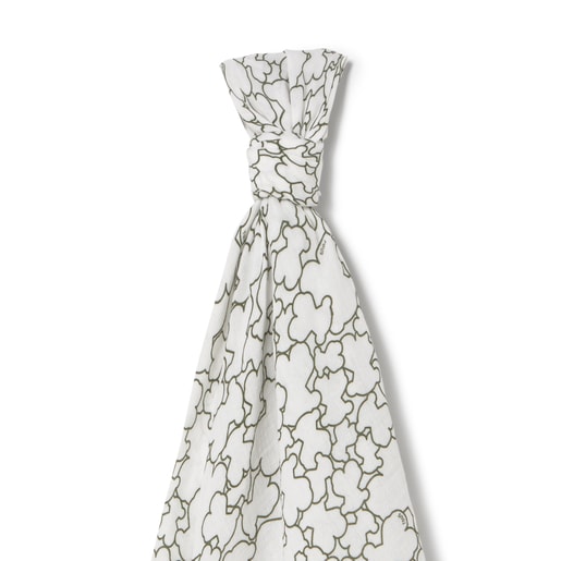 Baby muslin in Muse green