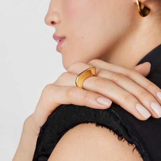 silver vermeil Ring Gregal