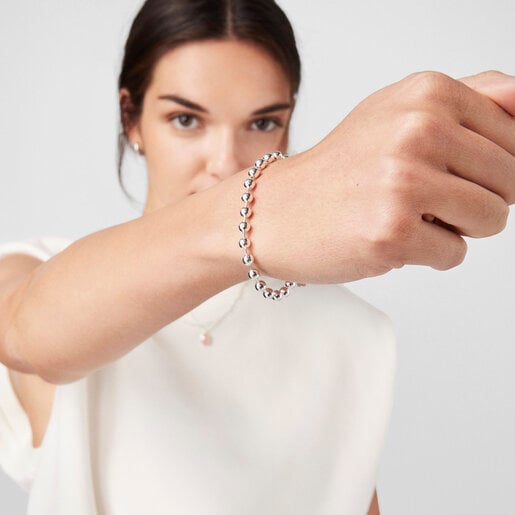 Pulsera de bolas de plata TOUS Basics