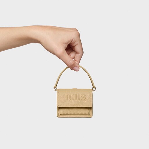 Llavero mini bandolera arena Audree