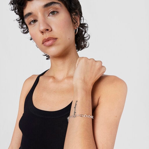 Tous Mujer Pulsera TOUS Plata 925 Colección Carrusel Con Ositos