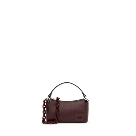 Mini borsa a tracolla bordeaux TOUS Amanda