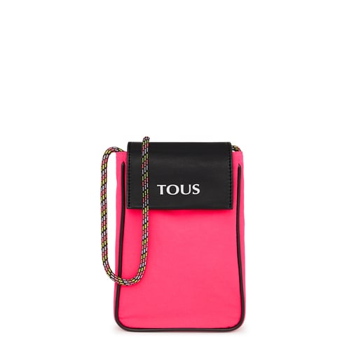 Fluorescent pink TOUS Empire Cotton Mini handbag