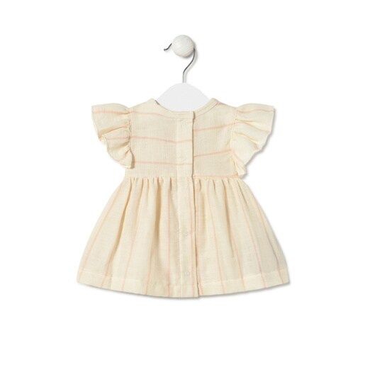 Vestido a rayas de niña Classic rosa