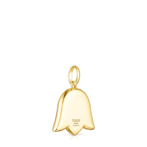Silver Vermeil Sweet Dolls tulip Pendant
