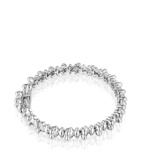 Silver chain bracelet with bear motifs Bold Bear | TOUS