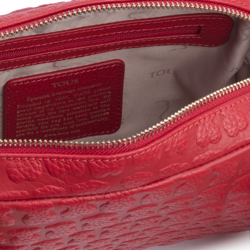 Red Leather Sherton Crossbody bag