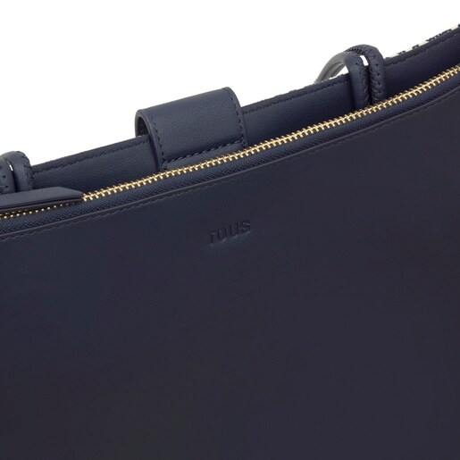 Shopper grande de jacquard azul TOUS Summer Holidays