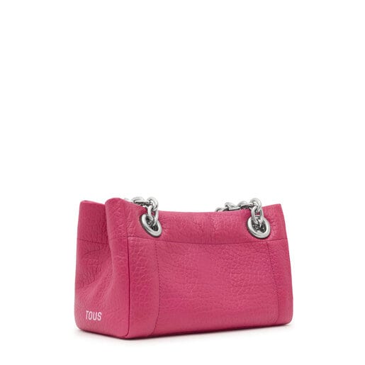 Sac à bandoulière fuchsia moyen TOUS MANIFESTO New