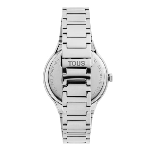 Montre analogique avec bracelet en acier Karat Round