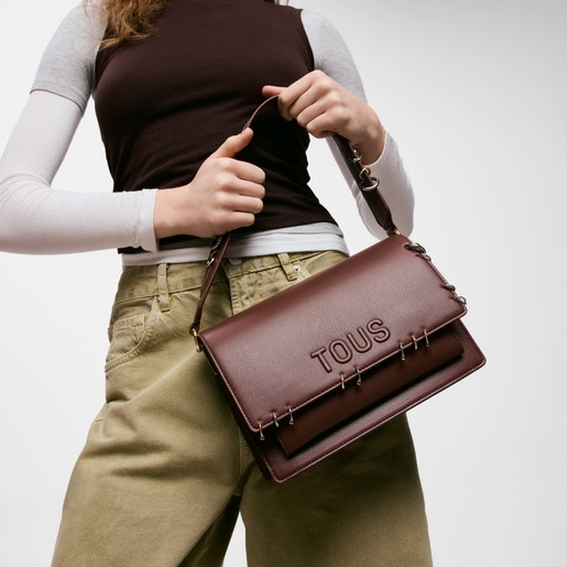 Medium brown Crossbody bag TOUS Audree Earrings