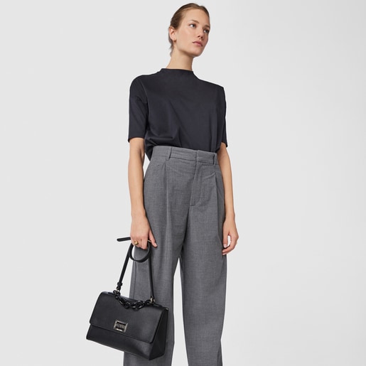 Городская черная сумка TOUS Funny среднего размера