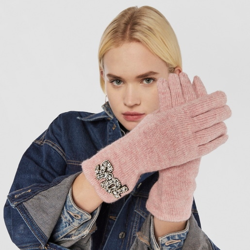 手袋Cuazo ピンク