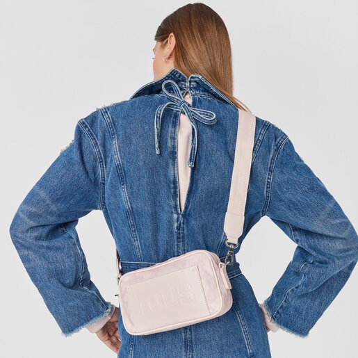 Pink Crossbody reporter bag Kaos Pix Soft