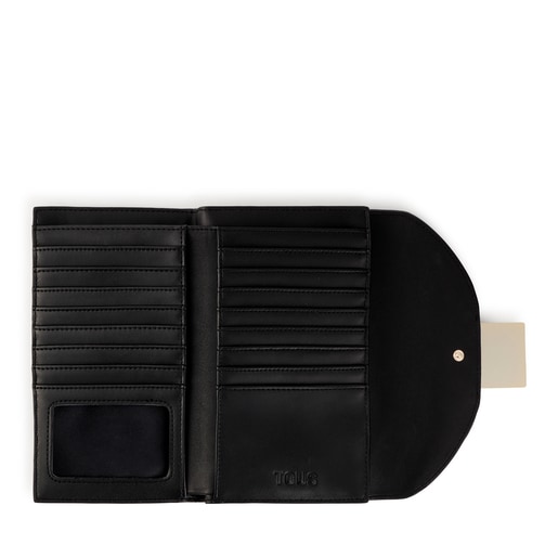 ארנק דש Kaos Pix בצבע בז'