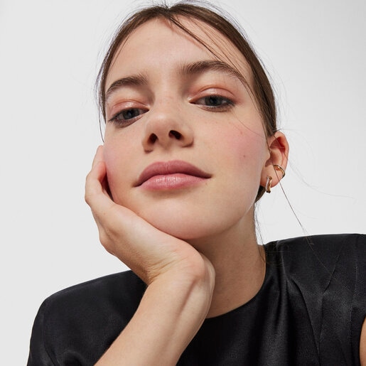 Gold Hav Earcuff with diamonds