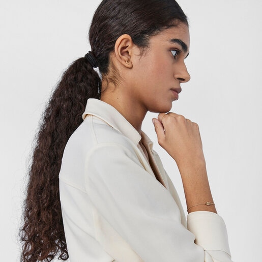 Золотой браслет TOUS Good Vibes с глазом и с бриллиантами